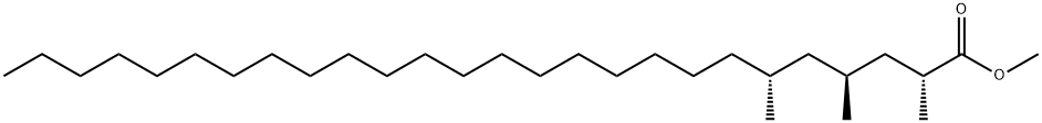 (2R,4S,6R)-2,4,6-Trimethylhexacosanoic acid methyl ester Struktur