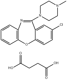 Loxapine succinate salt Struktur