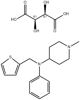 thenalidine tartrate Struktur