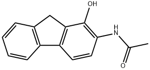 1-HYDROXY-2-ACETYLAMINOFLUORENE Struktur