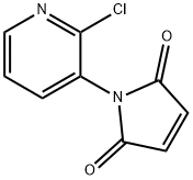 1-(2-CHLORO-3-PYRIDYL)-2,5-DIHYDRO-1H-PYRROLE-2,5-DIONE Struktur