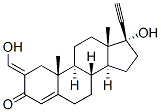 17alpha-hydroxy-2-(hydroxymethylene)pregn-4-en-20-yn-3-one Struktur