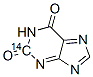 XANTHINE-2-14C Struktur