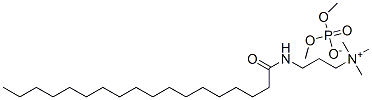 trimethyl-3-[(1-oxooctadecyl)amino]propylammonium dimethyl phosphate Struktur
