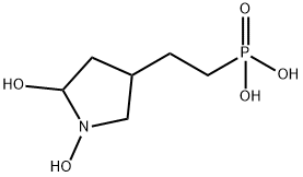 Phosphonic acid, [2-(1,5-dihydroxy-3-pyrrolidinyl)ethyl]- (9CI) Struktur