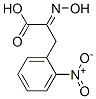 2-(hydroxyimino)-3-(o-nitrophenyl)propionic acid Struktur