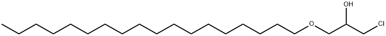 1-chloro-3-(octadecyloxy)propan-2-ol Struktur