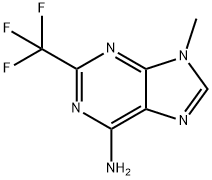 9-METHYL-2-(TRIFLUOROMETHYL)-9H-PURIN-6-AMINE Struktur