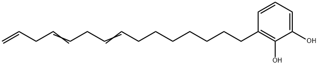 3-n-pentadeca-8,11,14-trienylcatechol Struktur