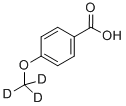 4-METHOXY-D3-BENZOIC ACID Struktur