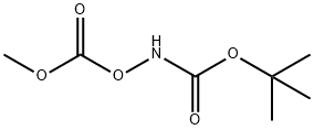 Carbamic acid, [(methoxycarbonyl)oxy]-, 1,1-dimethylethyl ester (9CI) Struktur