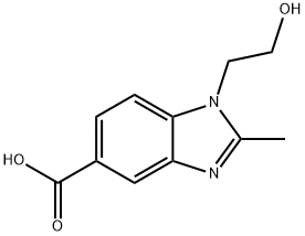 1-(2-HYDROXY-ETHYL)-2-METHYL-1H-BENZOIMIDAZOLE-5-CARBOXYLIC ACID price.