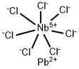 Niobate(2-), heptachloro-, lead(2+) Struktur