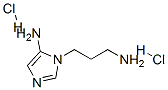 1H-Imidazole-1-propanamine,5-amino-,dihydrochloride(9CI) Struktur