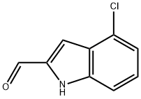 4-CHLORO-1H-INDOLE-2-CARBALDEHYDE Struktur