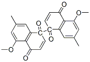 5,5'-Dimethoxy-7,7'-dimethyl[binaphthalene]-1,1',4,4'-tetrone Struktur