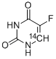 5-FLUOROURACIL-6-14C Struktur