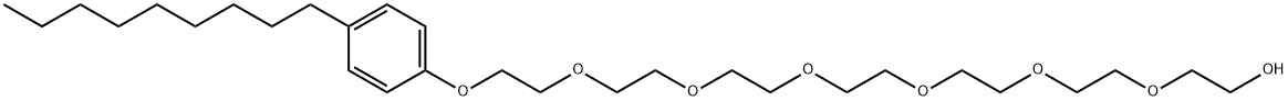 20-(4-nonylphenoxy)-3,6,9,12,15,18-hexaoxaicosan-1-ol Struktur