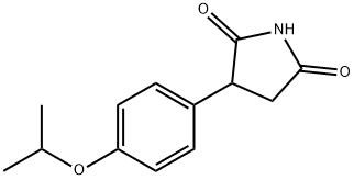 3-(4-propan-2-yloxyphenyl)pyrrolidine-2,5-dione Struktur