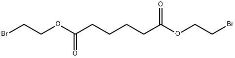 bis(2-bromoethyl) hexanedioate Struktur