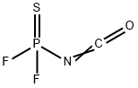 Isocyanatodifluorophosphine sulfide Struktur