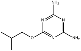 6-Isobutoxy-s-triazine-2,4-diamine Struktur