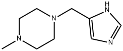 Piperazine, 1-(1H-imidazol-4-ylmethyl)-4-methyl- (9CI) Struktur