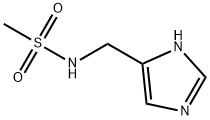 Methanesulfonamide,  N-(1H-imidazol-4-ylmethyl)-  (9CI) Struktur