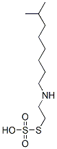 Thiosulfuric acid hydrogen S-[2-[(7-methyloctyl)amino]ethyl] ester Struktur