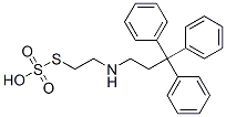 Thiosulfuric acid hydrogen S-[2-[(3,3,3-triphenylpropyl)amino]ethyl] ester Struktur