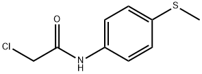 2-CHLORO-N-[4-(METHYLTHIO)PHENYL]ACETAMIDE Struktur