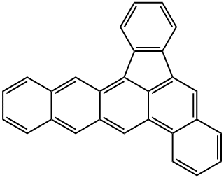 Benz[a]indeno[1,2,3-de]naphthacene Struktur