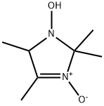 1-Hydroxy-2,2,5,5-tetramethyl-3-imidazoline-3-oxide. Struktur