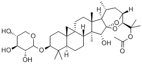 25-O-ACETYLCIMIGENOL XYLOSIDE Struktur