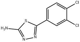 2-Amino-5-[3,4-dichlorophenyl]-1,3,4-thiadiazole Struktur