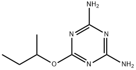 6-sec-Butoxy-s-triazine-2,4-diamine Struktur