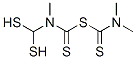 1-(dimethylthiocarbamoylsulfanyldisulfanyl)-N,N-dimethyl-methanethioam ide Struktur