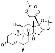 FLURANDRENOLONE ACETATE Struktur