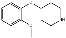 4-(2-METHOXYPHENOXY)PIPERIDINE Struktur