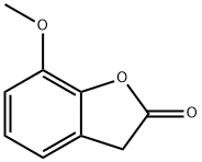 2(3H)-Benzofuranone,  7-methoxy- Struktur