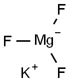 potassium trifluoromagnesate(1-)  Struktur