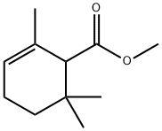 methyl 2,6,6-trimethylcyclohex-2-ene-1-carboxylate Struktur