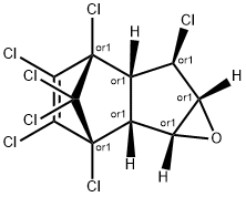 Heptachlor- endo- epoxide(trans-，isomer A) Struktur