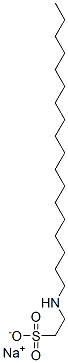 sodium 2-(octadecylamino)ethanesulphonate Struktur
