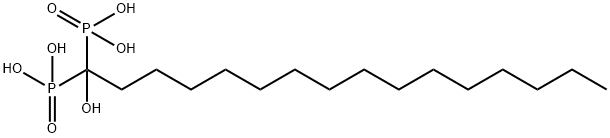 (1-HYDROXY-1-PHOSPHONO)HEXADECYLPHOSPHONIC ACID Struktur