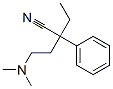 4-dimethylamino-2-ethyl-2-phenyl-butanenitrile Struktur