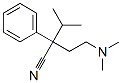 2-(2-dimethylaminoethyl)-3-methyl-2-phenyl-butanenitrile Struktur