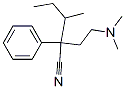 2-[2-(Dimethylamino)ethyl]-3-methyl-2-phenylvaleronitrile Struktur