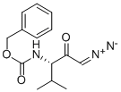 (3S)-3-Z-AMINO-1-DIAZO-4-METHYL-2-PENTANONE Struktur