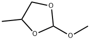 2-methoxy-4-methyl-1,3-dioxolane Struktur